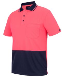 JBS Hi Viz Non Cuff Traditional Polo