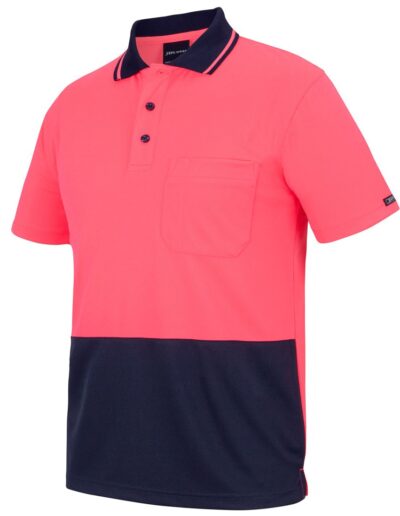 JBS Hi Viz Non Cuff Traditional Polo